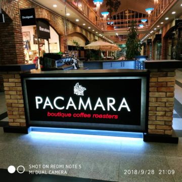 Торговый островок-кофейня Pacamara (г. Днепр, ТРЦ “GrandPlaza”)