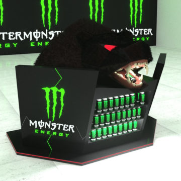 Бренд-стойка Monster Energy